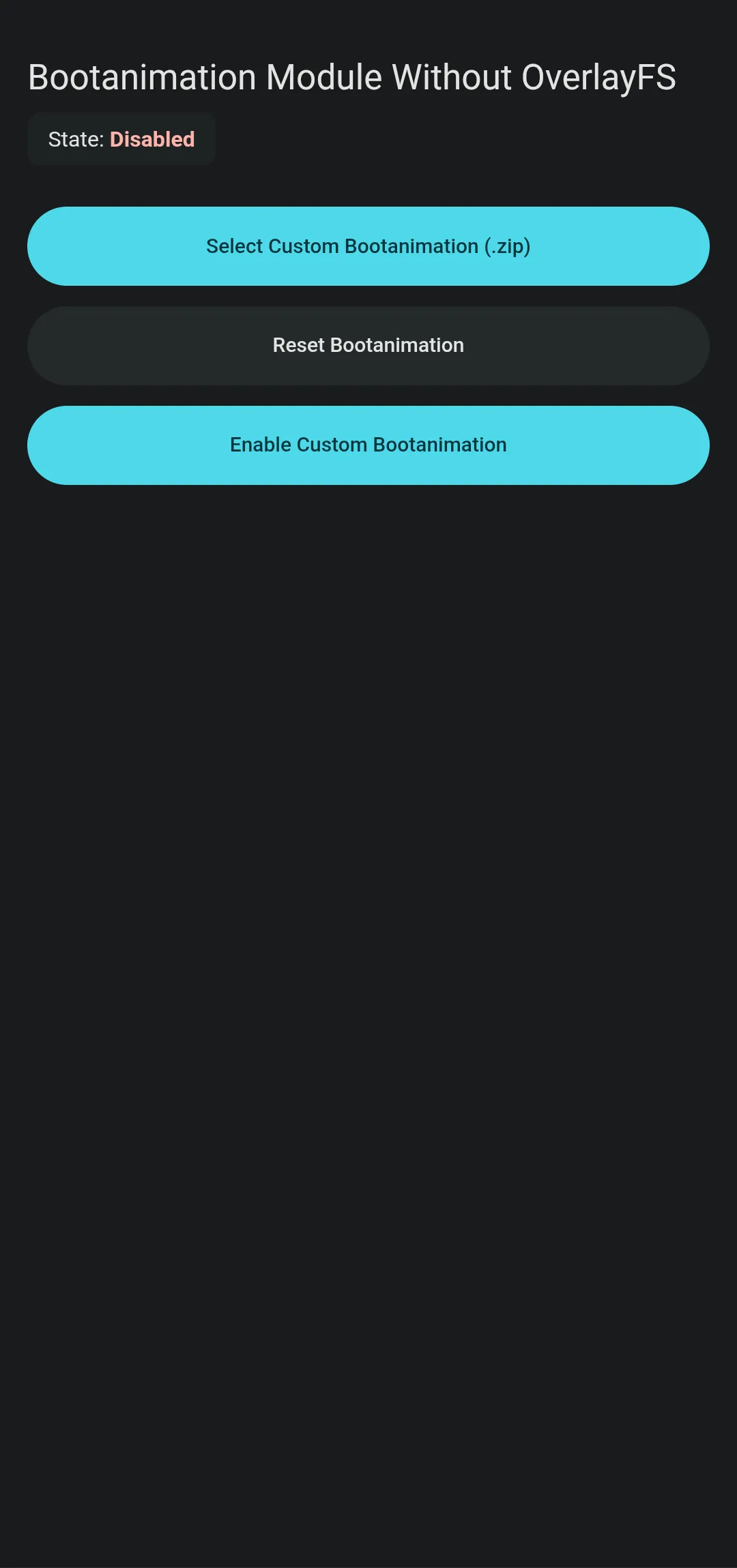 Custom Bootanimation Screenshot
