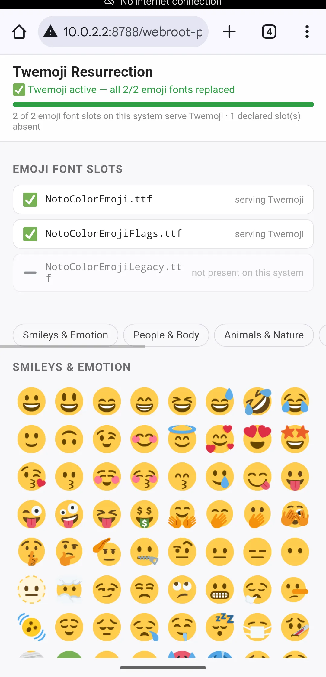 Twemoji Resurrection Screenshot