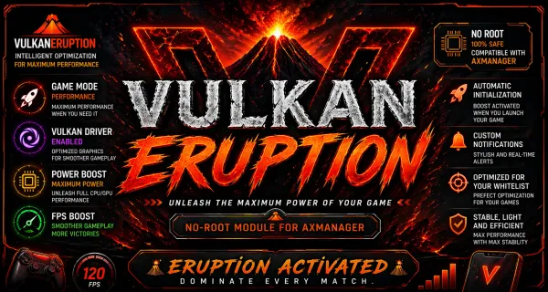Vulkan Eruption logo