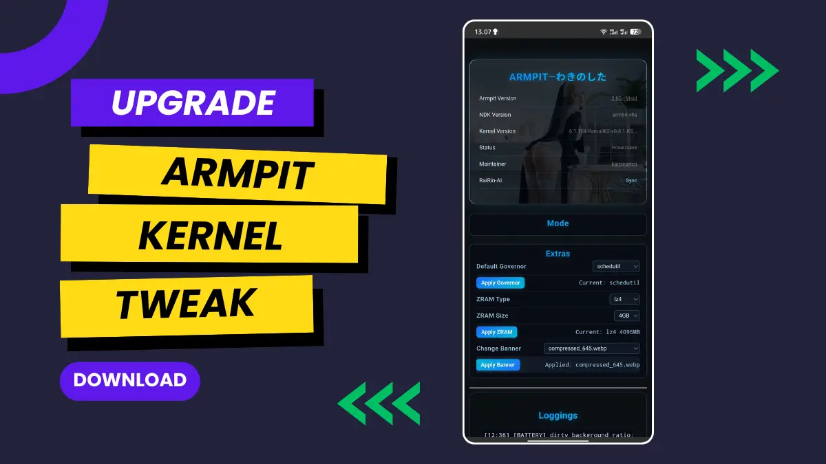 ARMPIT - Another Kernel Tweak (Install Via Magisk / KSU / APatch) logo