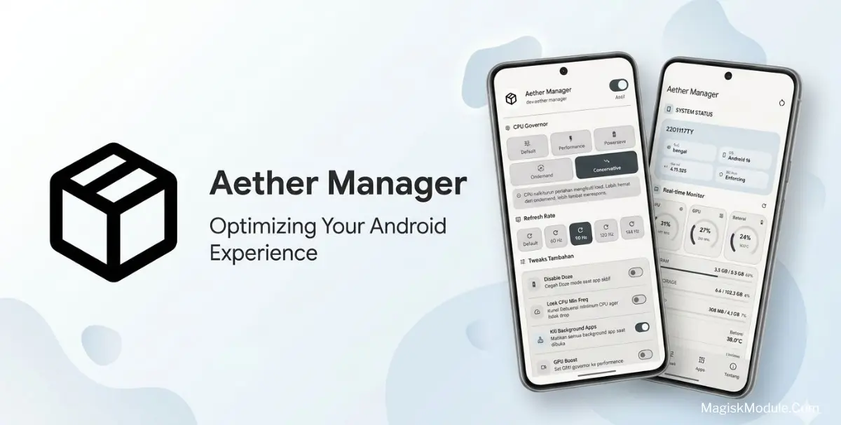 Aether Manager: Optimize Your Android's Performance logo