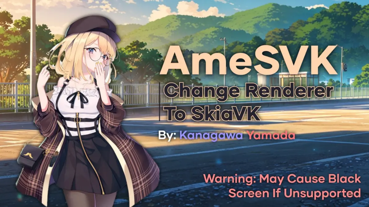 AmeSVK Magisk Module: Change Renderer To SkiaVK logo