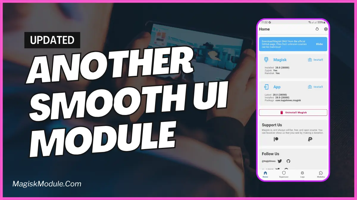Another Smooth UI Magisk Module logo