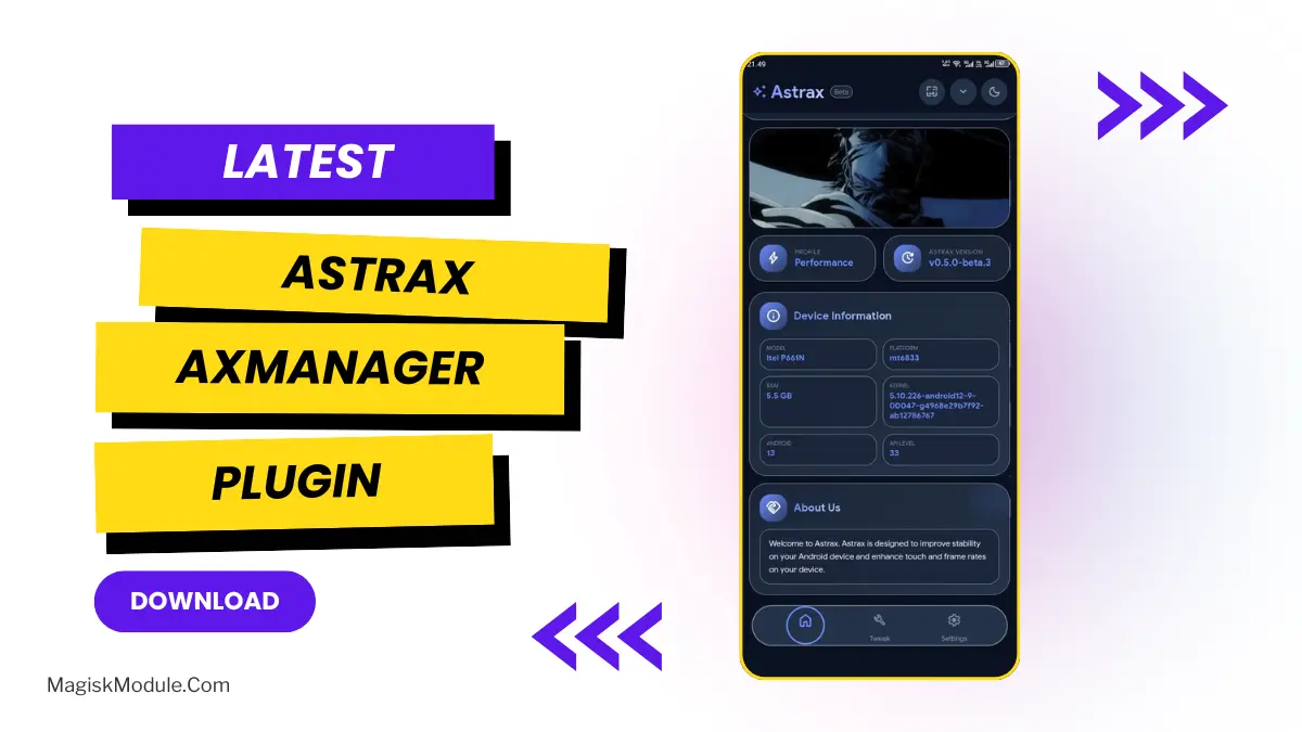 Maximize Android Gaming FPS with the Astrax AxManager Plugin logo