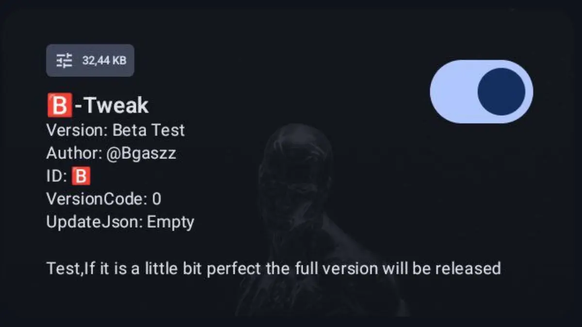 Install B-Tweak Module Via AxManager logo