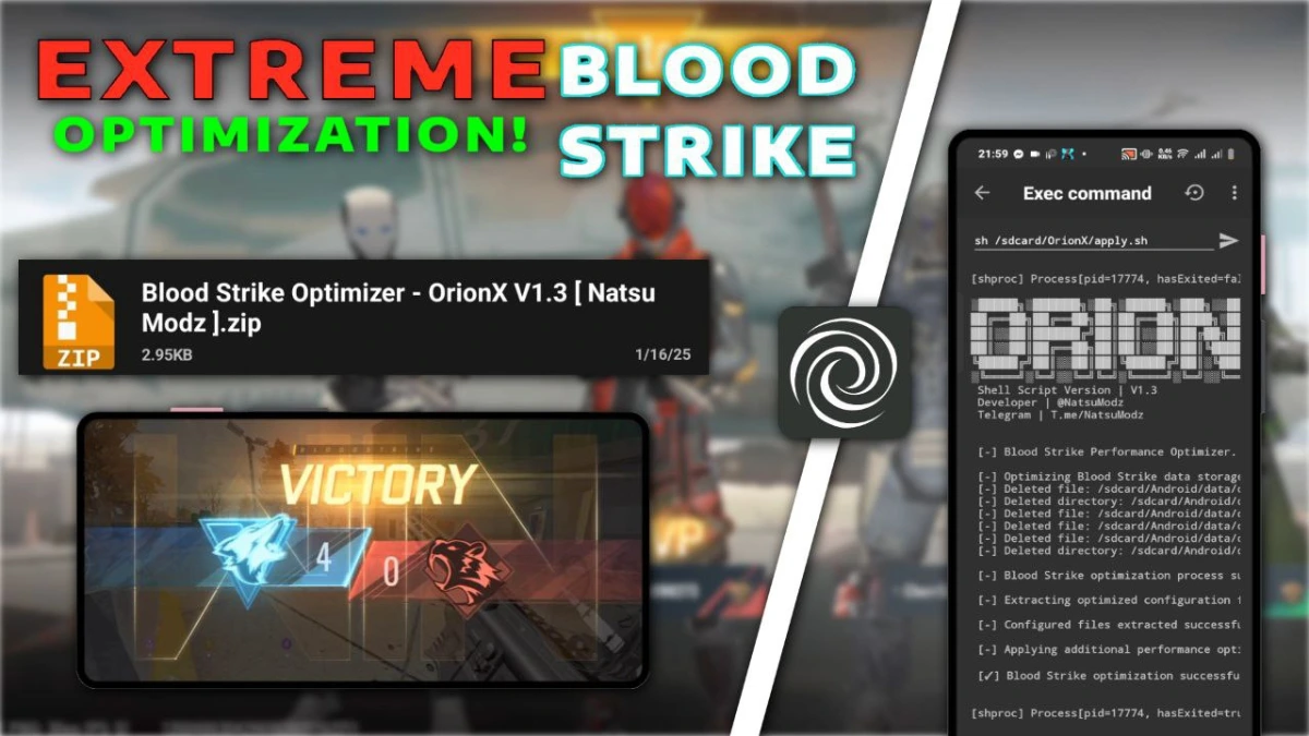 Boost Blood Strike With OrionX Gaming Brevent Module logo