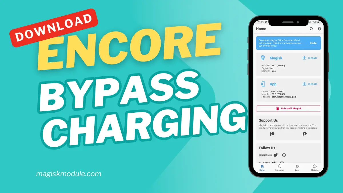 Simple Bypass Charging For MTK logo