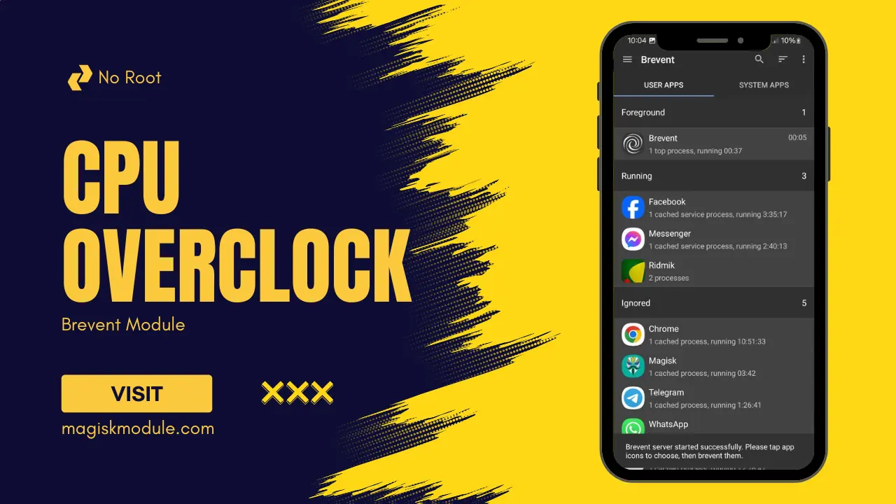 Ultimate CPU Overclock App for Android No Root logo