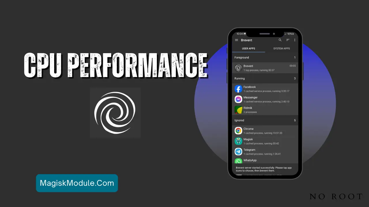 Upgrade CPU Performance For Boost Game Play No Root logo