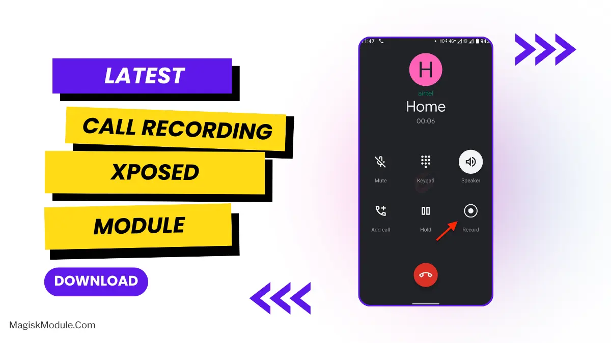 Call Recording Xposed Module logo