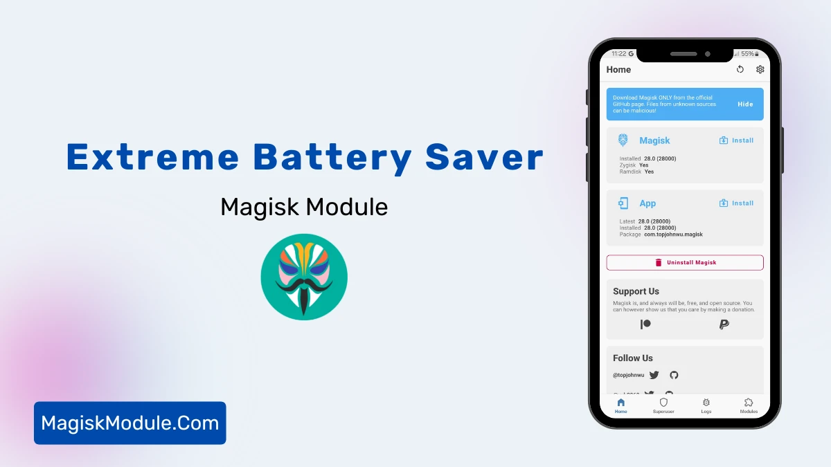 Extreme Battery Saver logo