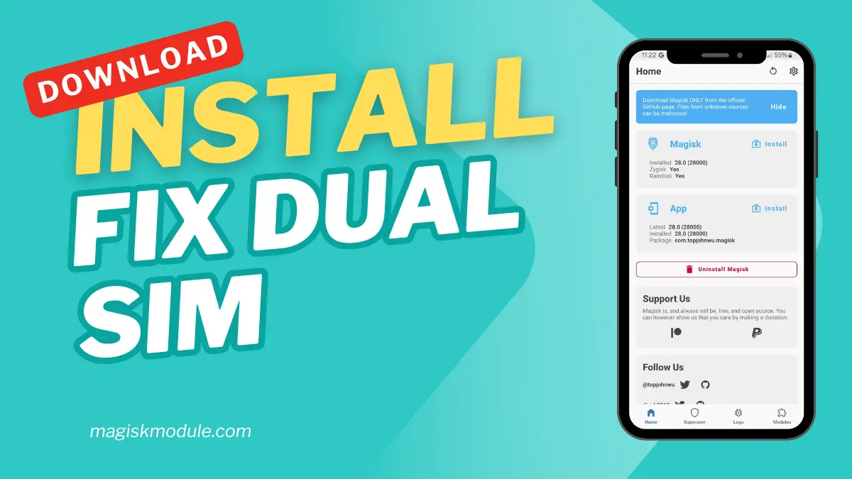 Fix Dual SIM logo