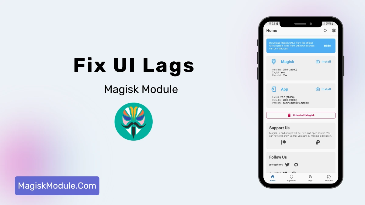 Fix UI Lags logo
