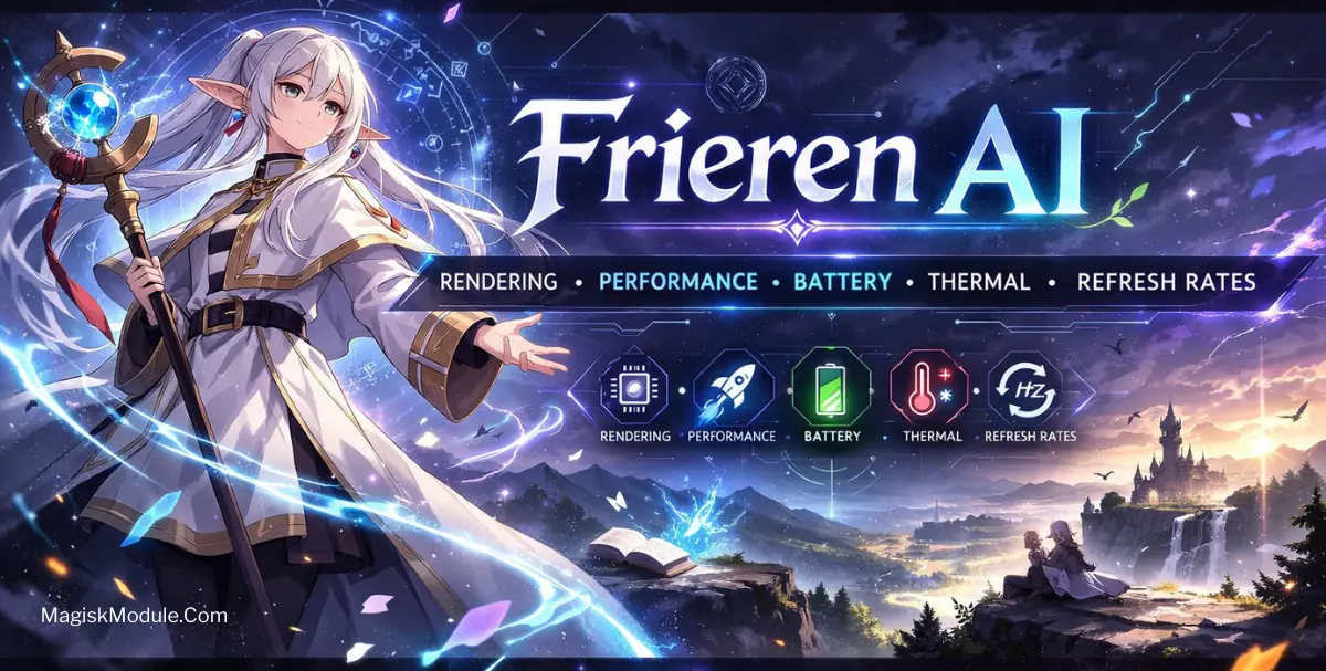 Frieren AI - Best Android System Tweaks logo