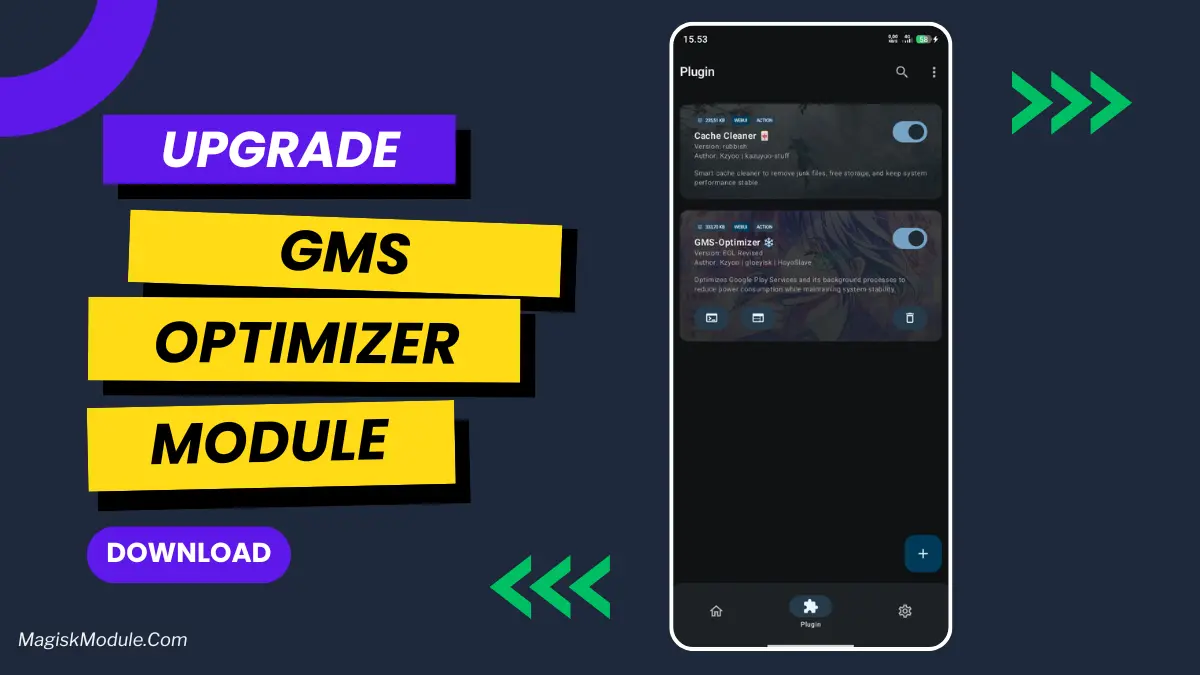 GMS Optimizer Module Install Via Magisk / KSU / AxManager logo