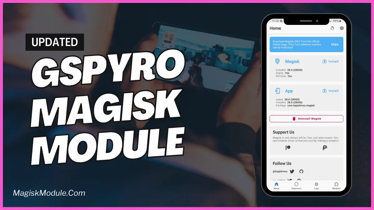 GSpyro Magisk Module: Gaming Color Booster logo