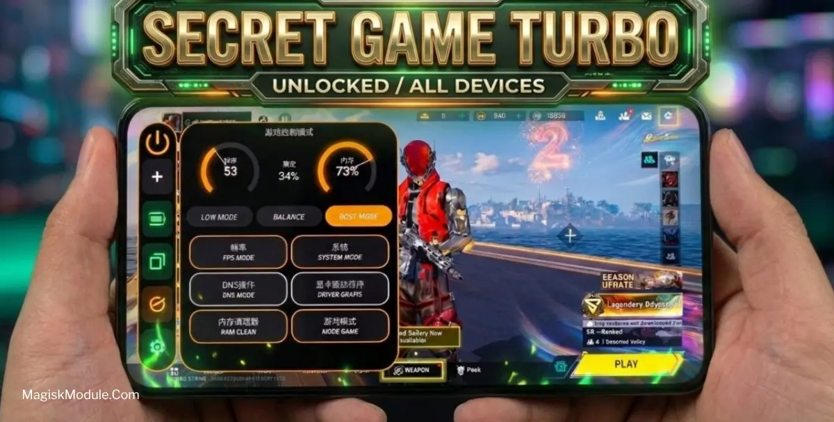 Optimize Gameplay with Game Control Performance App logo