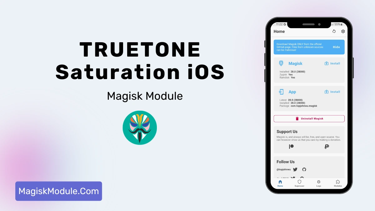 TRUETONE Saturation iOS logo