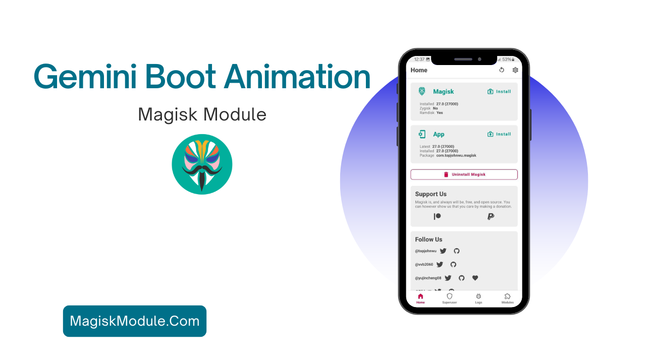 Gemini Boot Animation logo