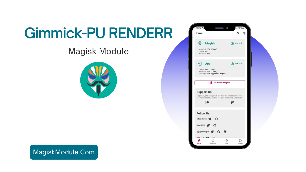Gimmick-PU RENDERR logo