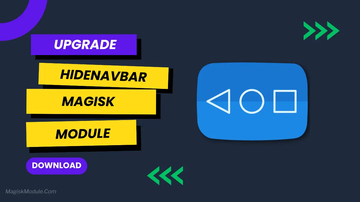 HideNavBar Magisk Module logo