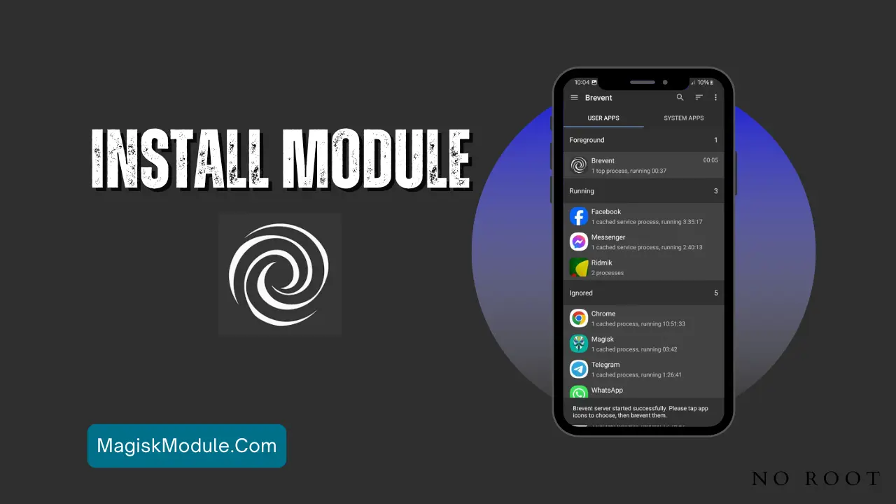 How to Install Module Shell Using Brevent Method [No Root] logo