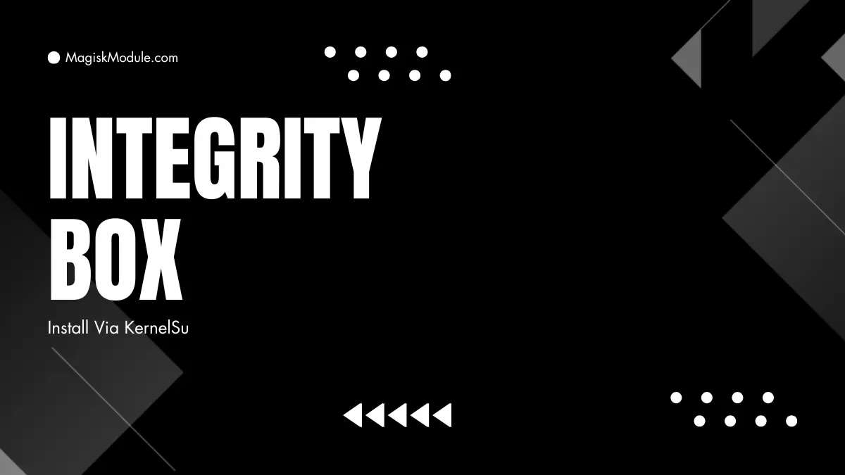 Install Integrity Box To Fix Play Integrity on Rooted Phones logo