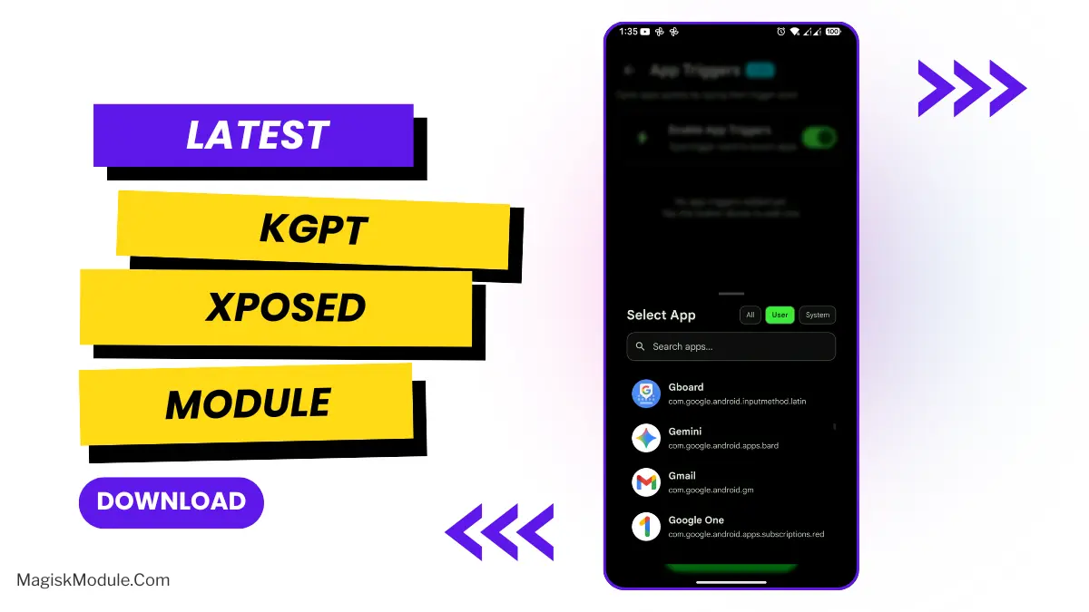 KGPT Xposed Module logo