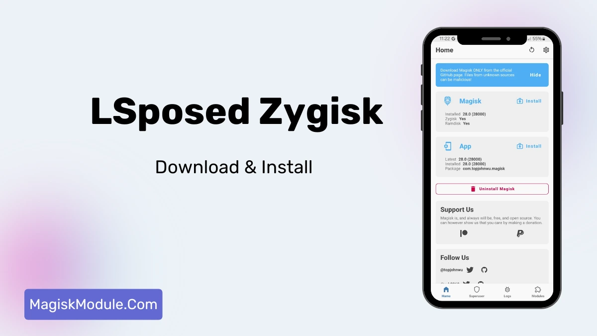 LSposed Zygisk v1.11.0 Latest Version 2026 logo