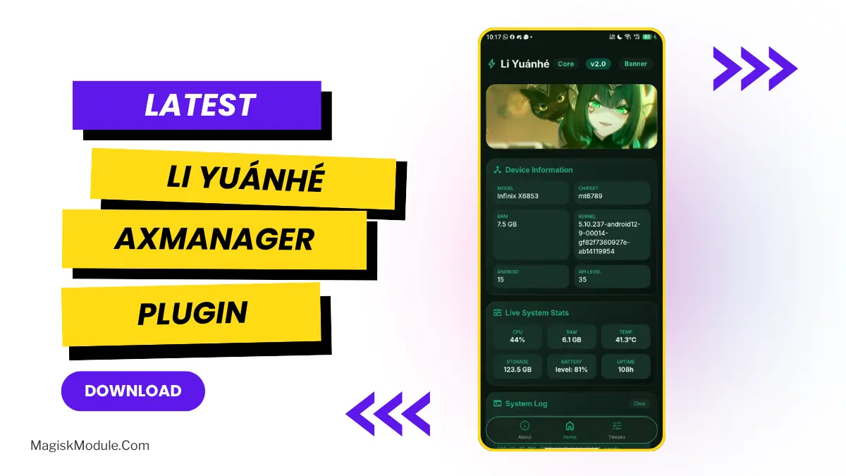 Li Yuánhé AxManager Plugin: No-Root Android Optimizer logo
