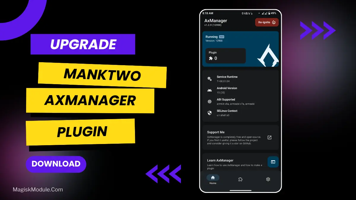 AxManager MankTwo Plugin logo