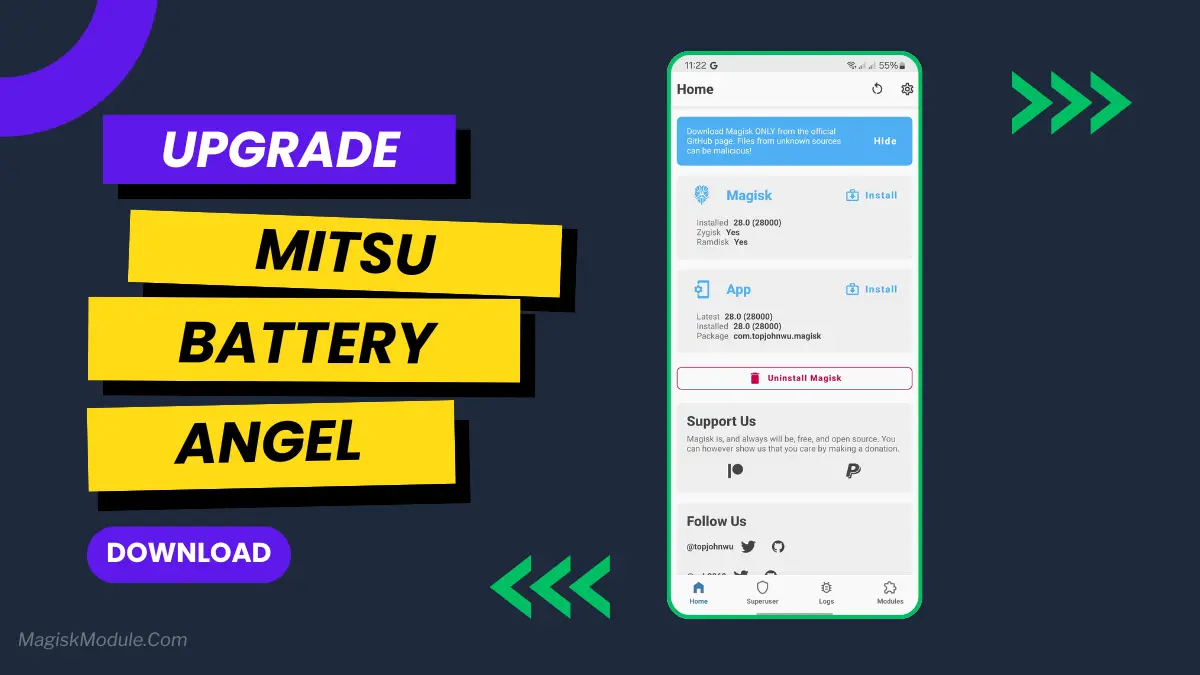 Mitsu Battery Angel logo