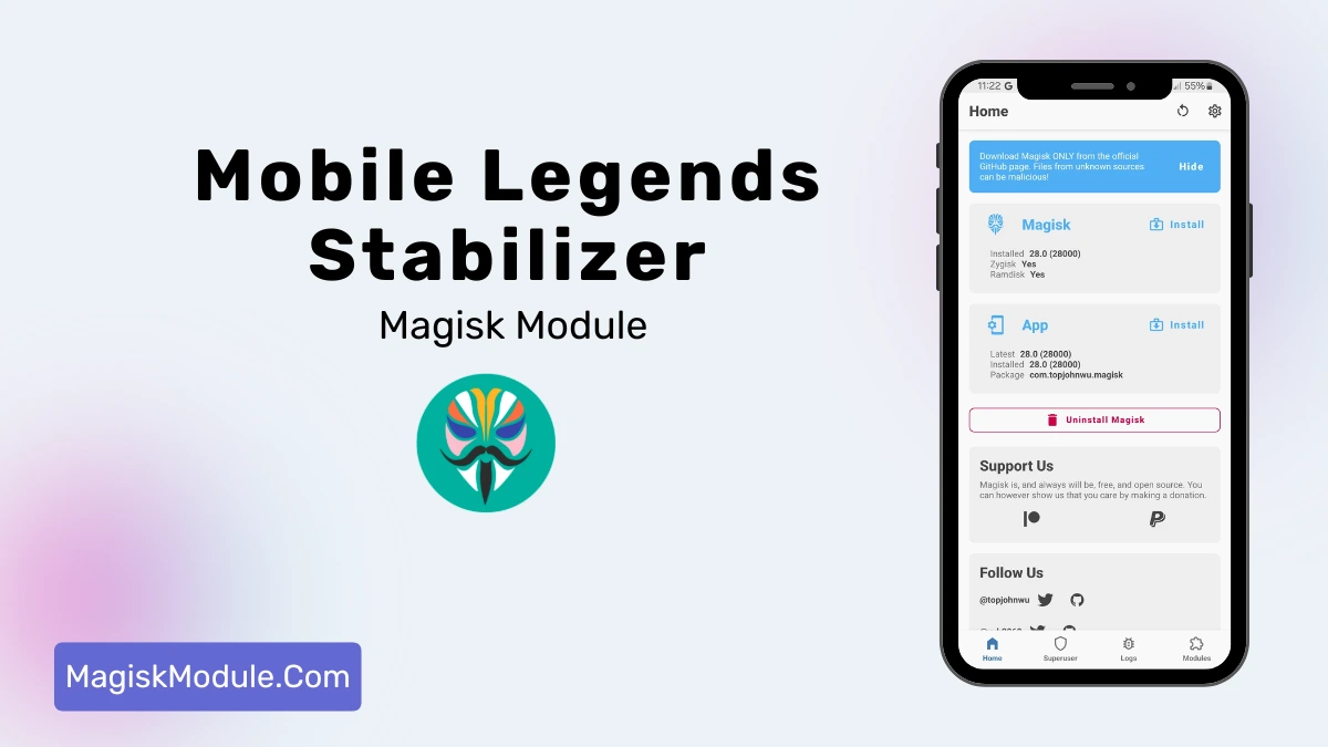 Mobile Legends Stabilizer Magisk Module logo