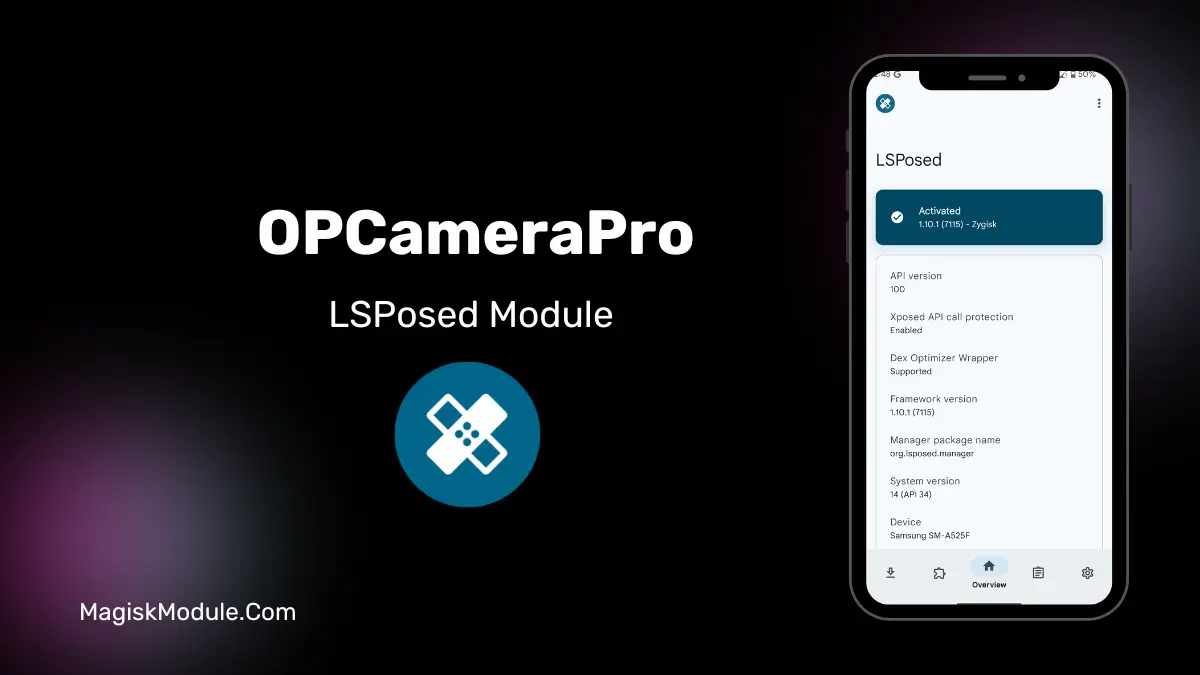 OPCameraPro App Install LSposed logo