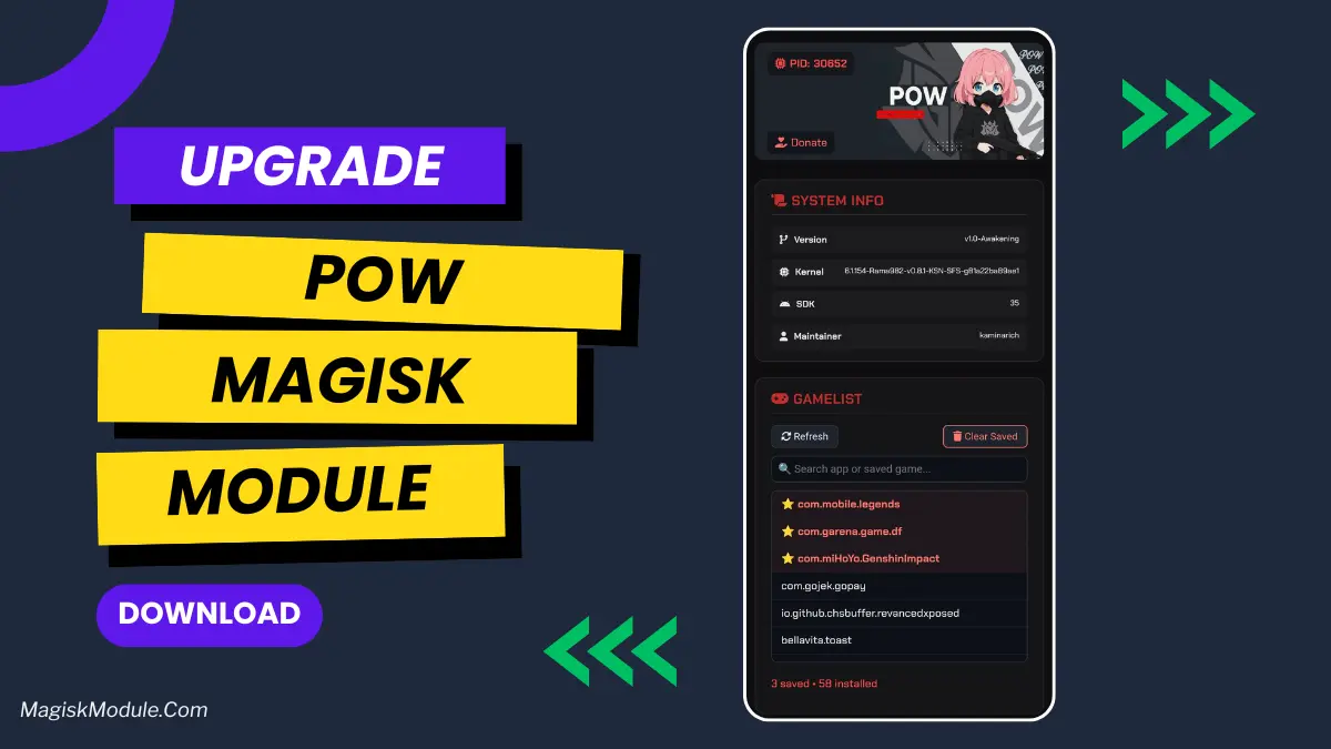 POW - Priority Over the World Install Via Magisk / KSU / APatch logo