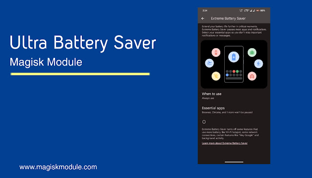 Ultra Battery Saver logo