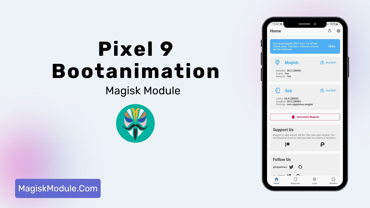 Pixel 9 Bootanimation Latest Version logo