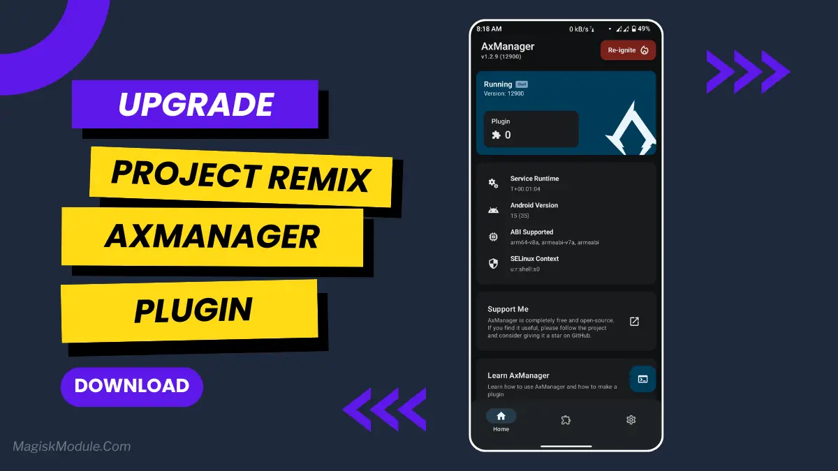AxManager Project Remix Plugin logo