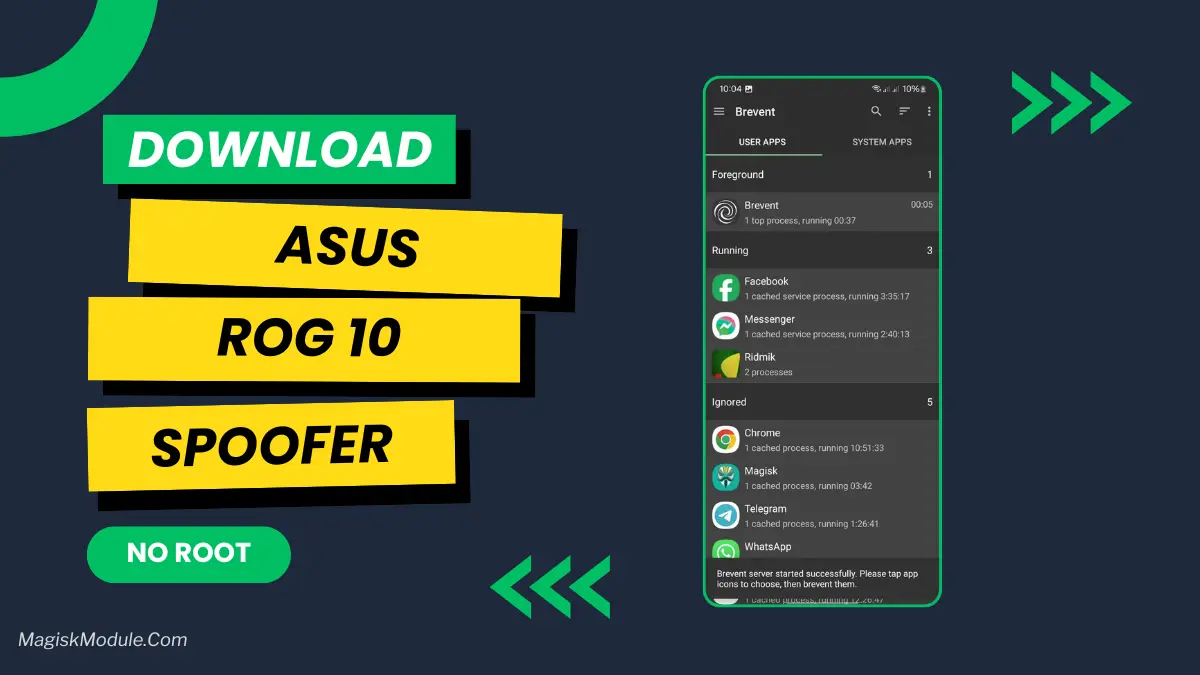 ASUS ROG 10 Spoofer Script Install Via Brevet logo