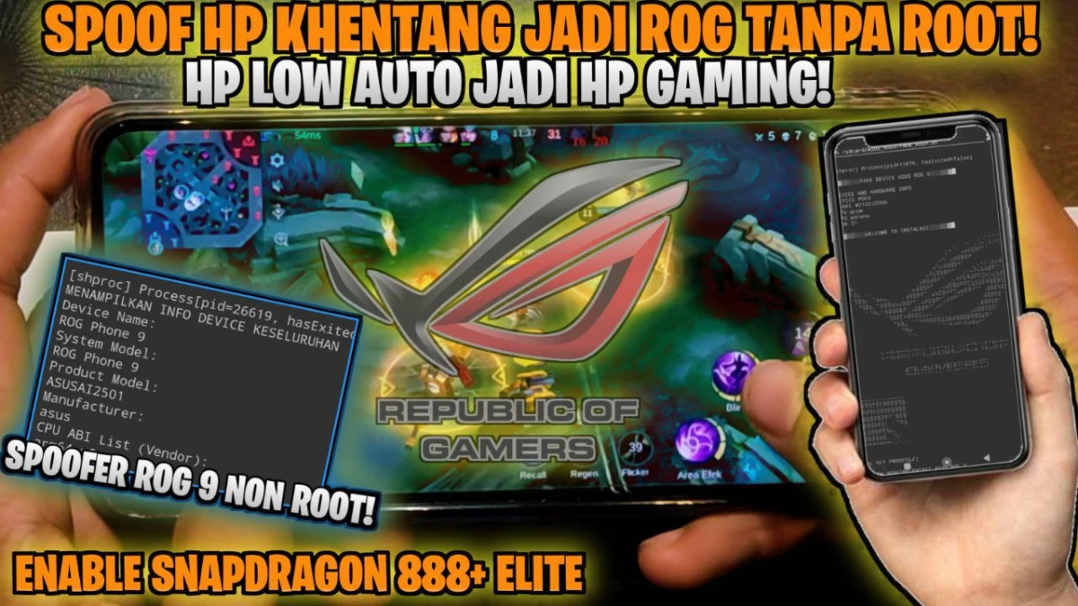 ROG Phone 9 Spoof Magisk Module Best For All Gaming logo