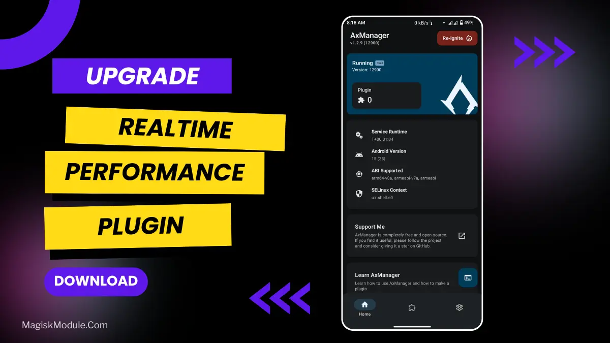 Realtime Performance Game Potion Module: Install Via AxManager logo