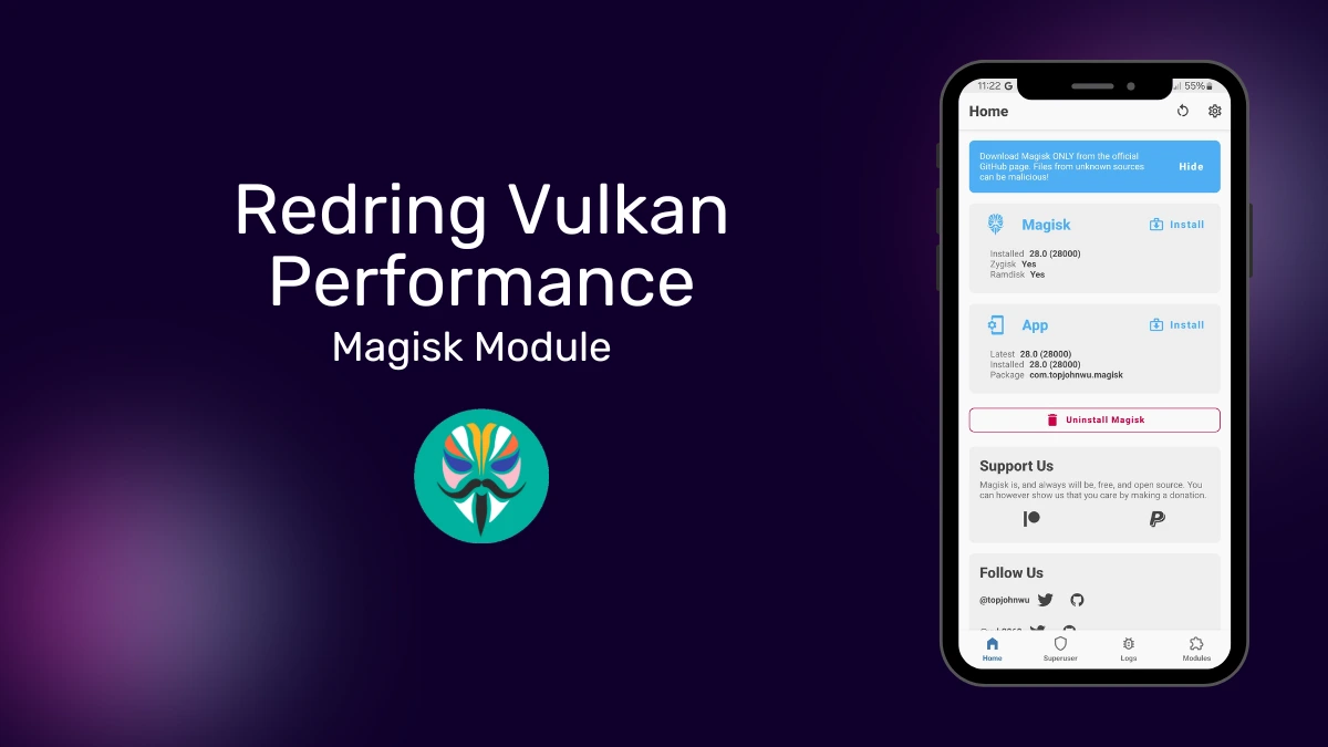 Redring Vulkan Performance logo