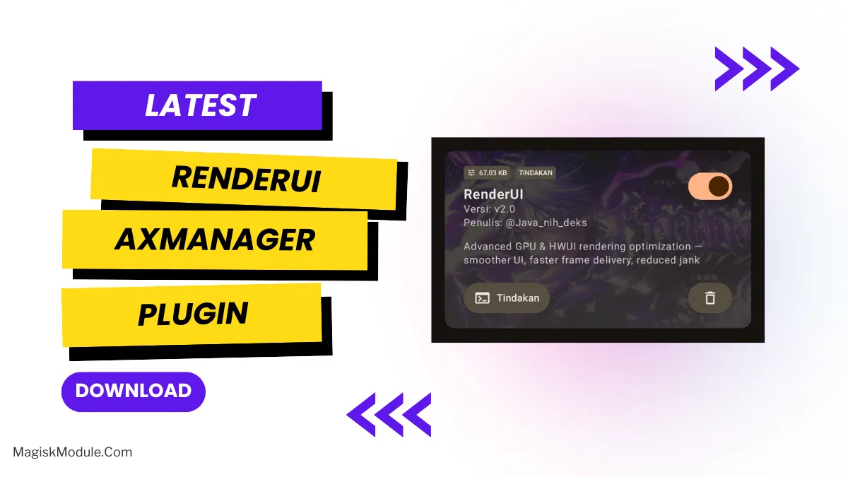 RenderUI AxManager Plugin logo
