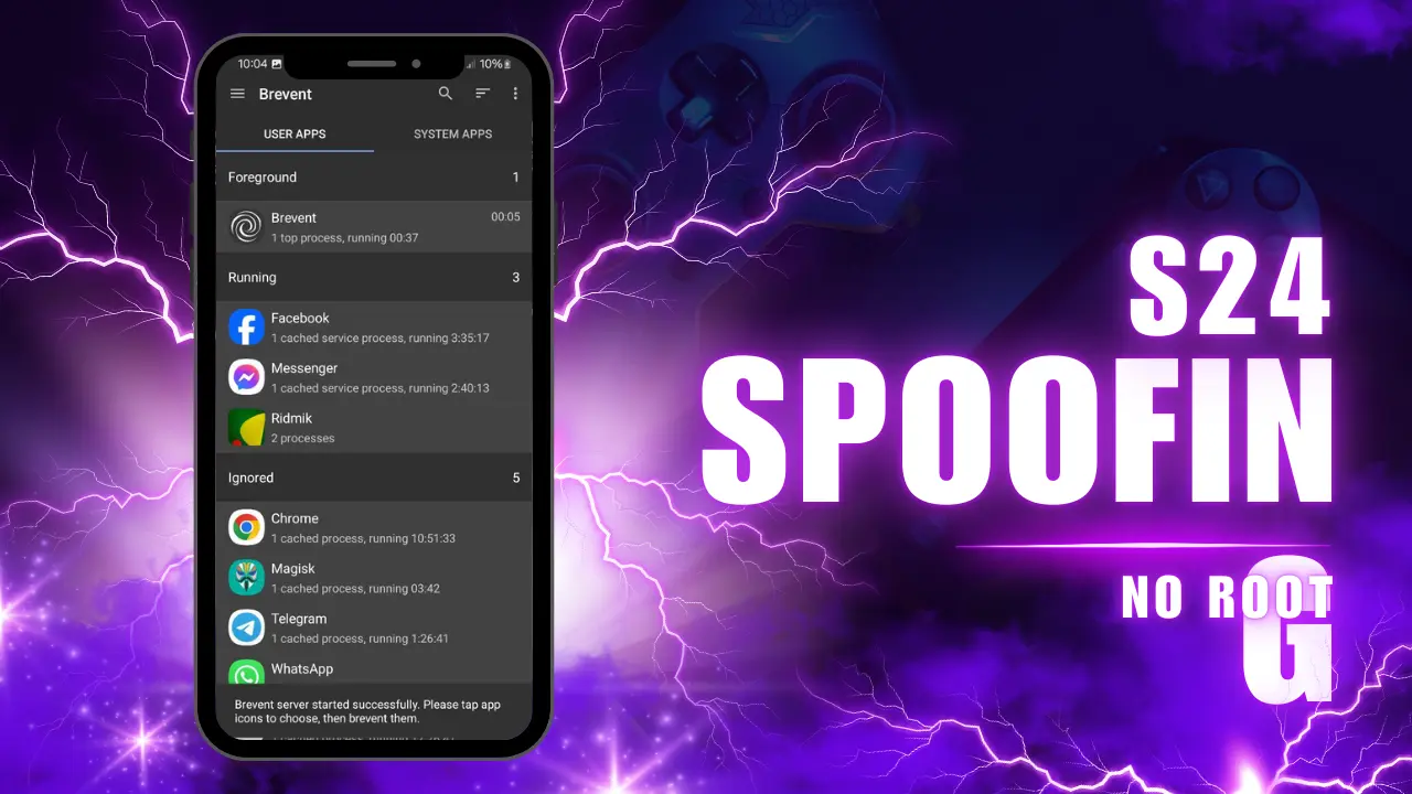 Samsung S24 Spoofing File for Any Android (No Root Required) logo
