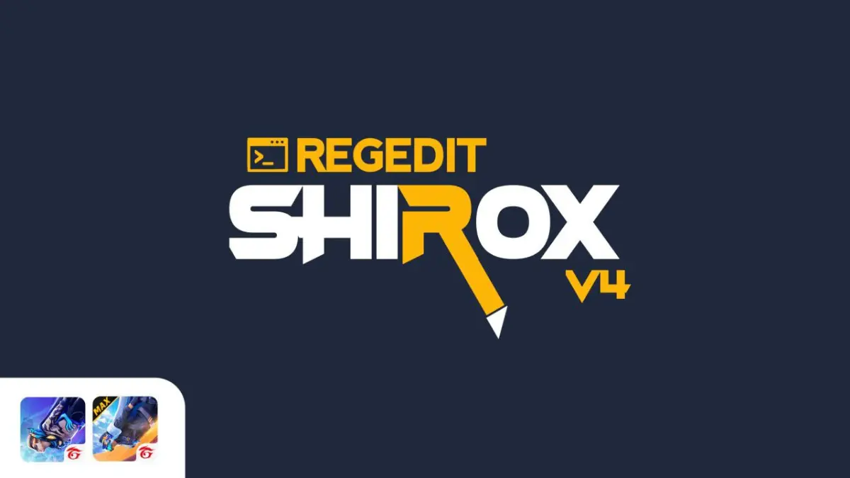 Shirox X Regedit Tweaks For Free Fire logo