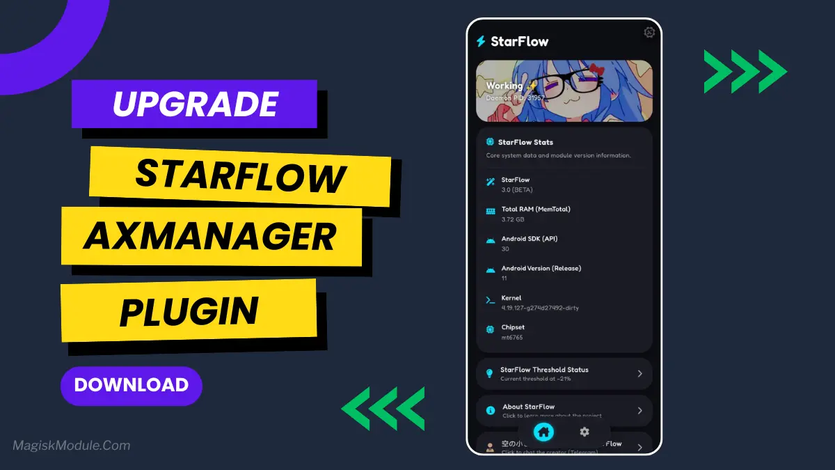 StarFlow Module Flash Via Magisk / AxManager logo