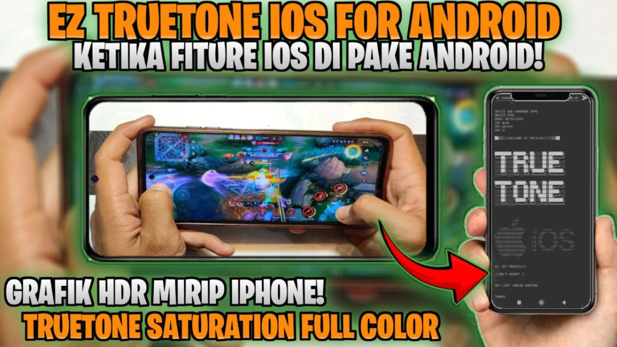 TrueTone Saturation ios Magisk Module logo