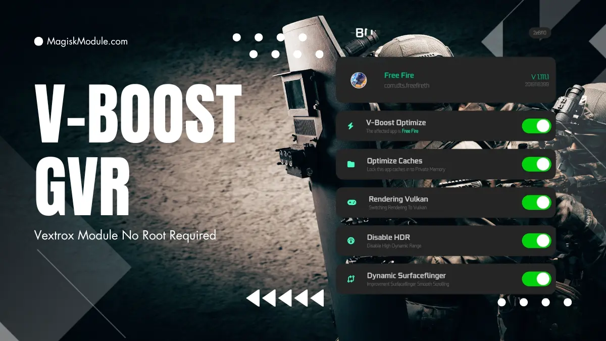 V-BOOST GVR Vextrox Module No Root Required logo