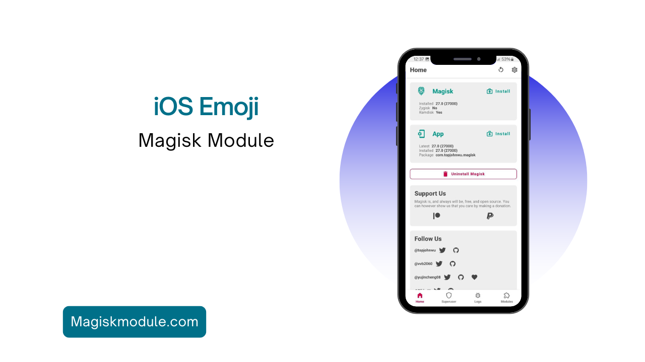 iOS Emoji v18.4 logo