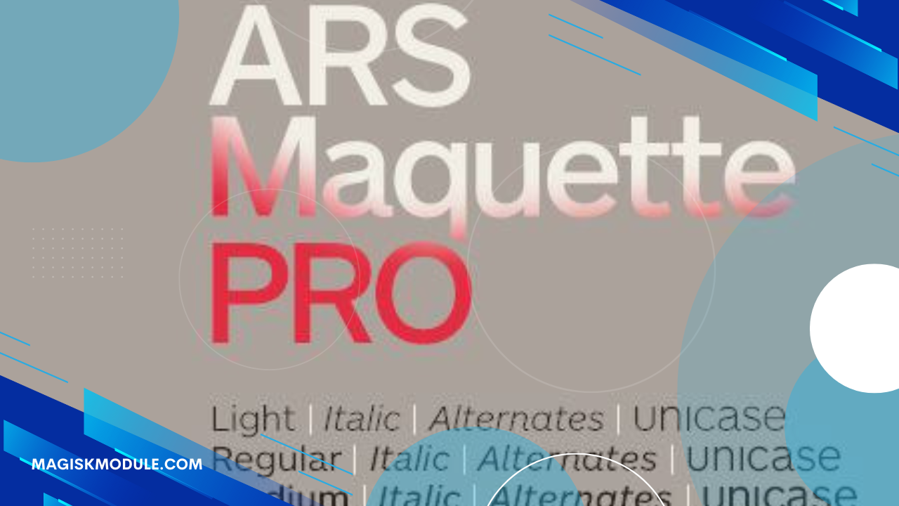 ARS Maquette Pro Font